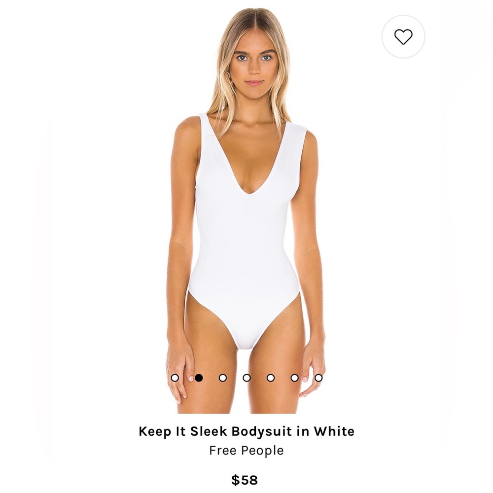 Keep it Sleek bodysuit White Free People